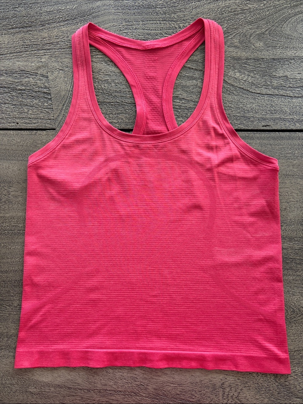 Lululemon swiftly tank waist length in color cherry mist